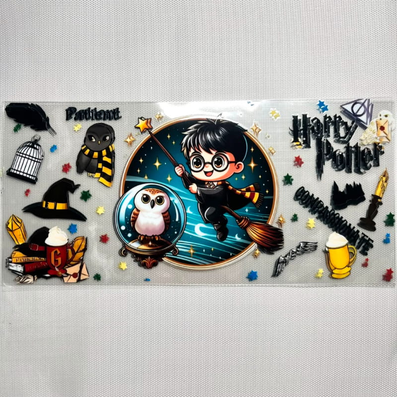 16oz UVDTF Cup Wraps,Cartoon , Harry Potter