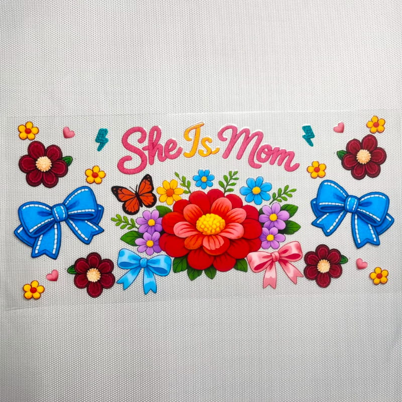 16oz UVDTF Cup Wraps, Mom & Mama & Mother