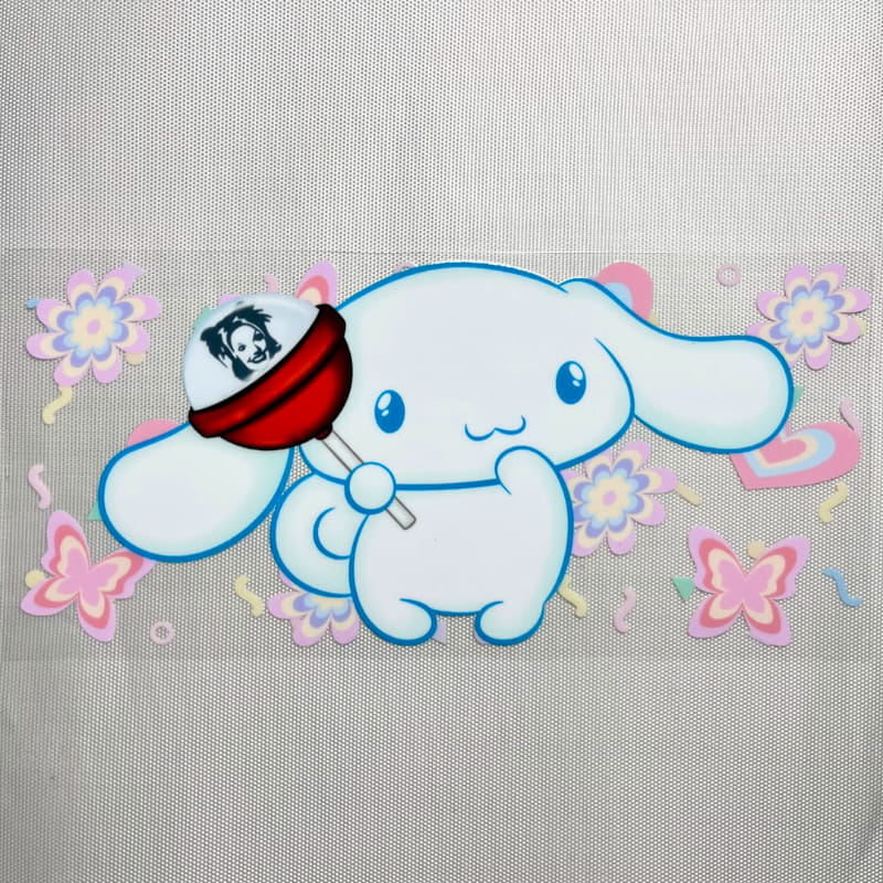 16oz UVDTF Cup Wraps, Cartoon Sanrio ,Cinnamoroll