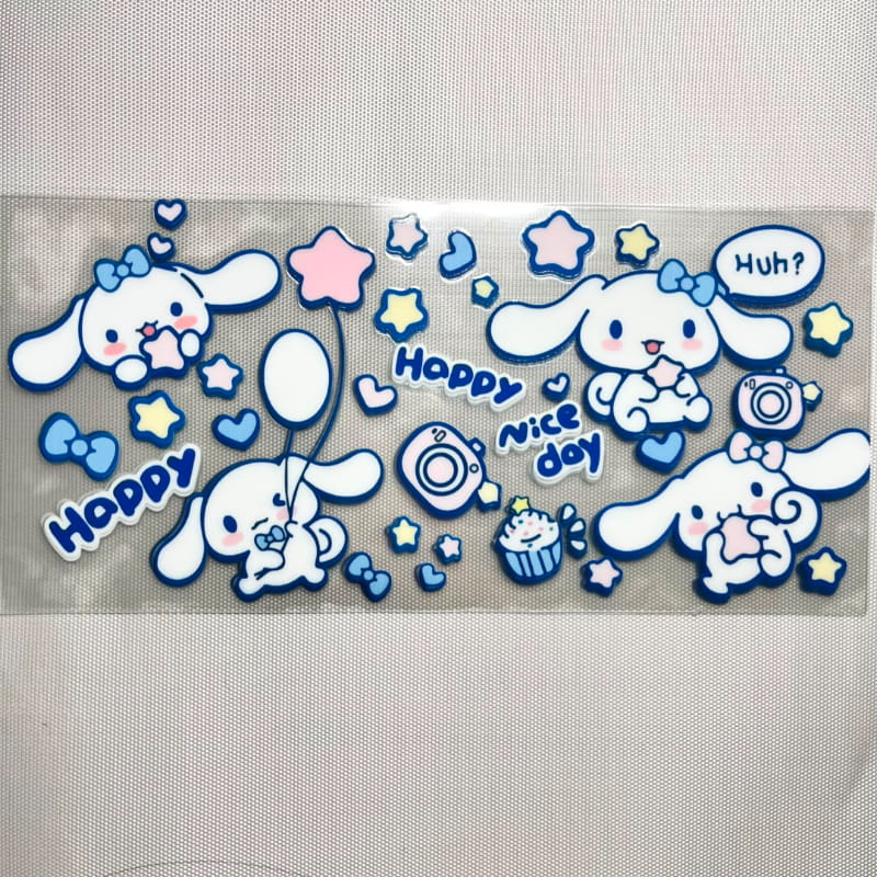 16oz UVDTF Cup Wraps, Cartoon Sanrio ,Cinnamoroll