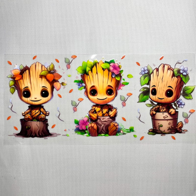 16oz UVDTF Cup Wraps,Cartoon ,Groot
