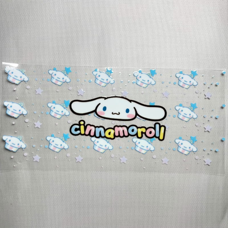 16oz UVDTF Cup Wraps, Cartoon Sanrio ,Cinnamoroll