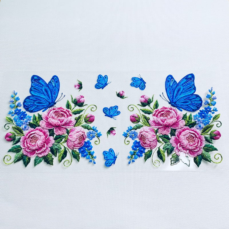 16oz UVDTF Cup Wraps, Butterfly ,Flower