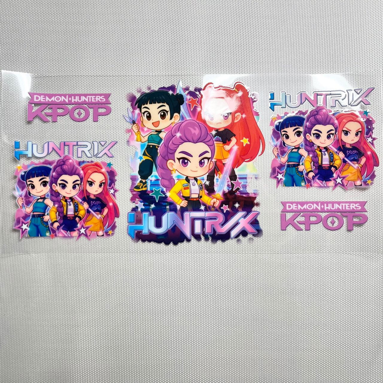 16oz UVDTF Cup Wraps, Cartoon ,Kpop & Huntrix