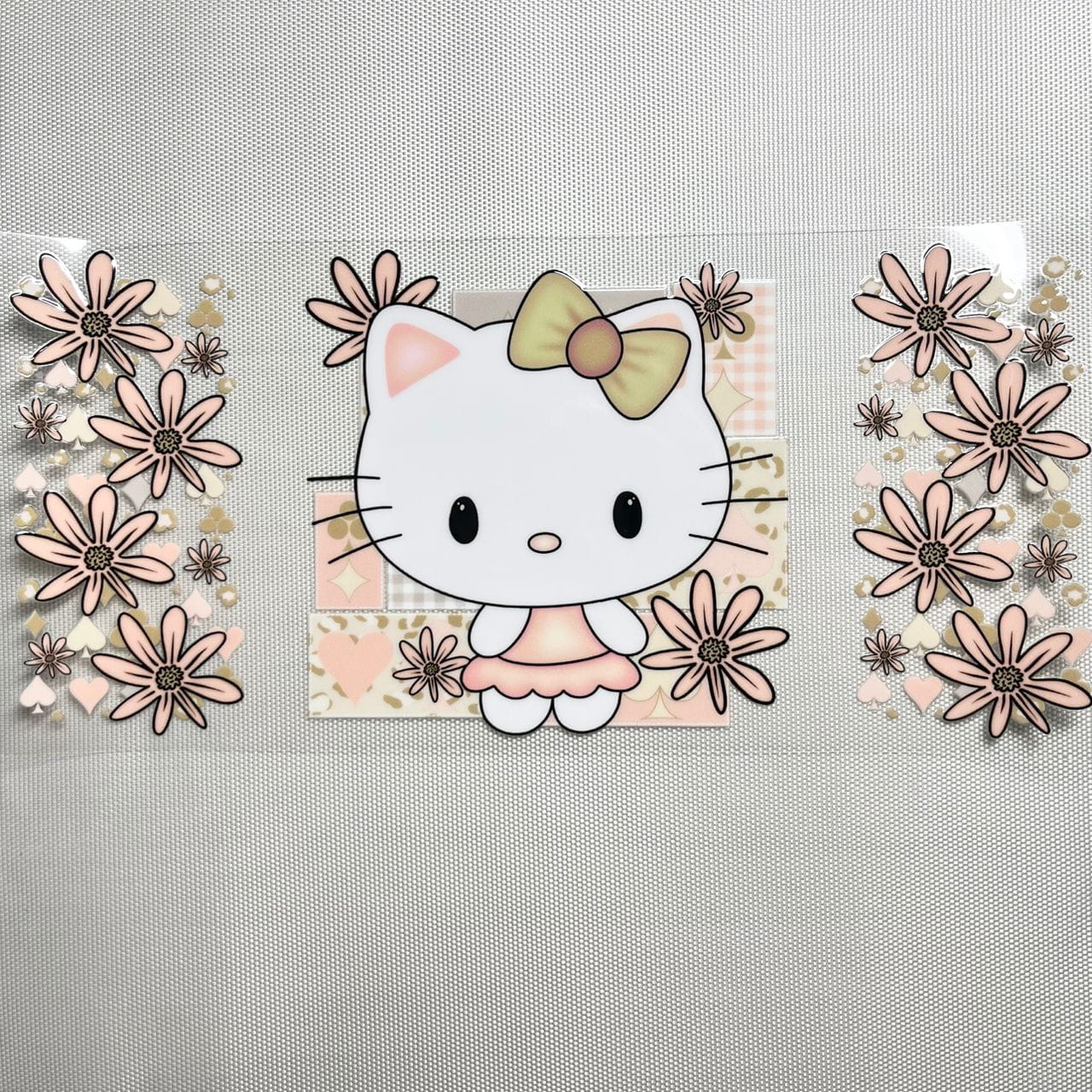 16oz UVDTF Cup Wraps, Cartoon , Hello Kitty