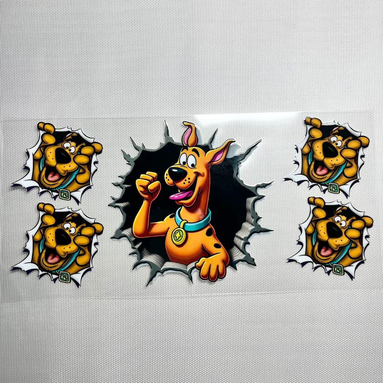 16oz UVDTF Cup Wraps, Cartoon ,Scooby Doo