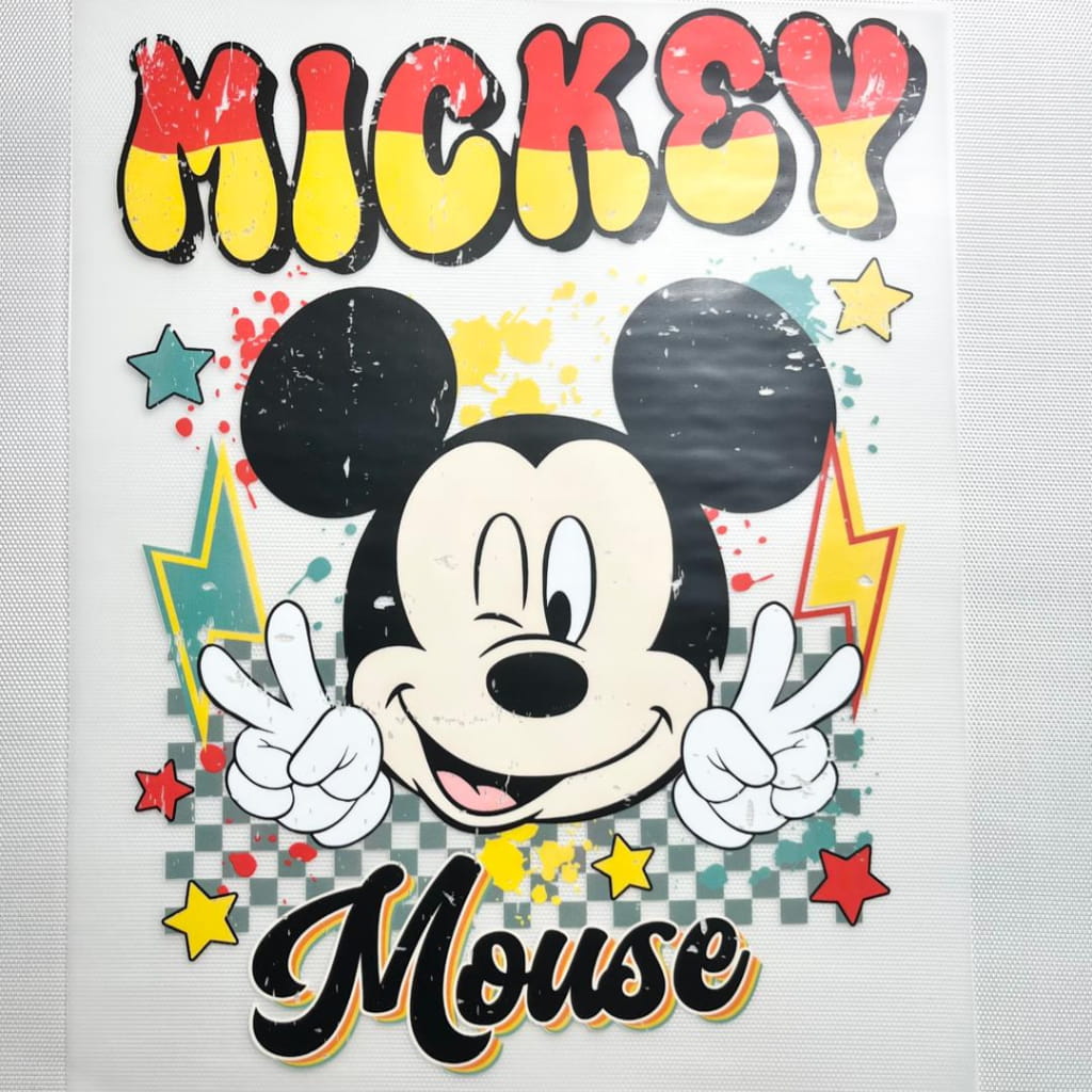 10inch Size DTF Heat Transfer ,Cartoon ,Micky Mouse