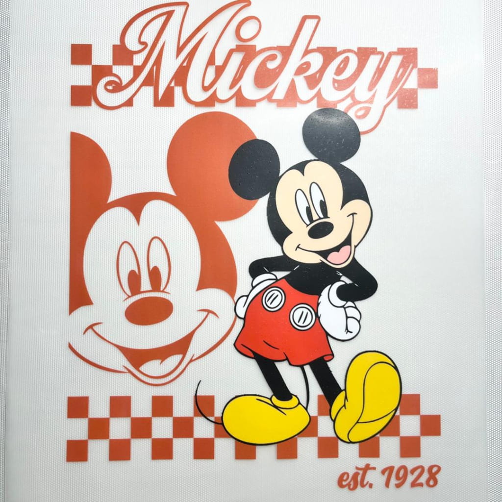 10inch Size DTF Heat Transfer ,Cartoon , Micky