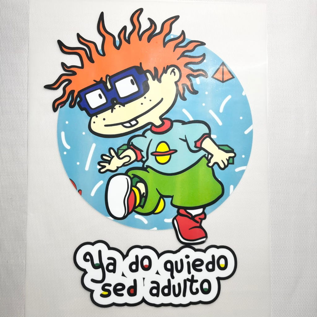 10inch Size DTF Heat Transfer ,Cartoon ,Rugrats