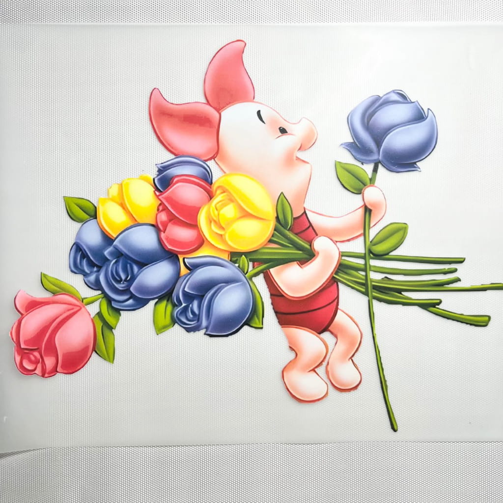 10inch Size DTF Heat Transfer ,Cartoon ,Piglet
