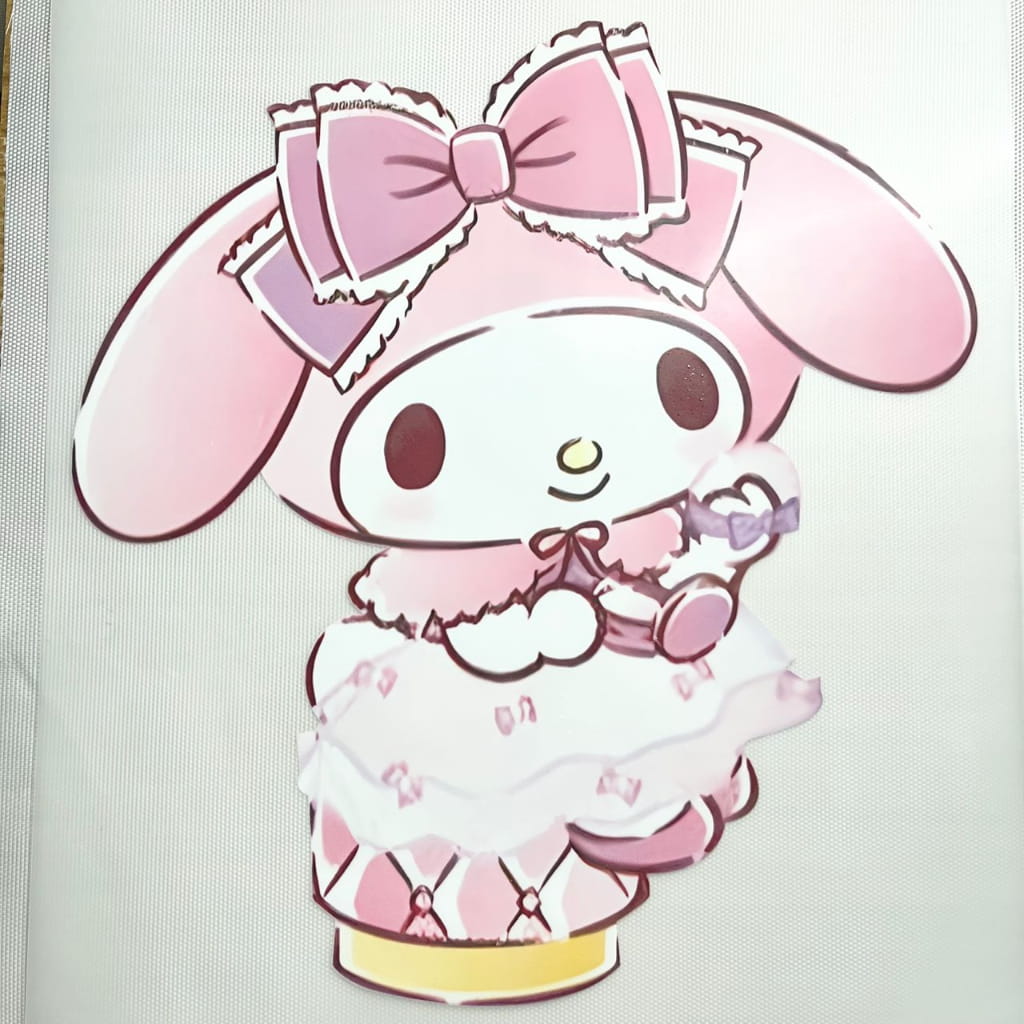 10inch Size DTF Heat Transfer ,Cartoon ,Sanrio , Melody