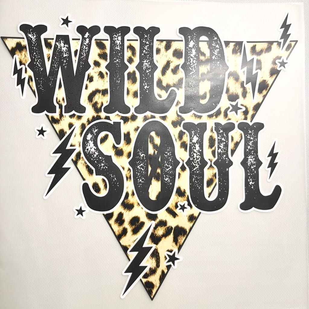 10inch Size DTF Heat Transfer ,Wild Soul