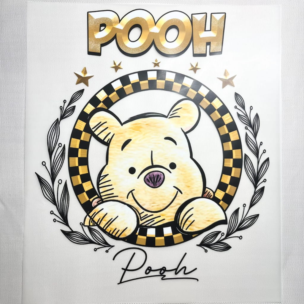 10inch Size DTF Heat Transfer ,Cartoon , Winnie Pooh