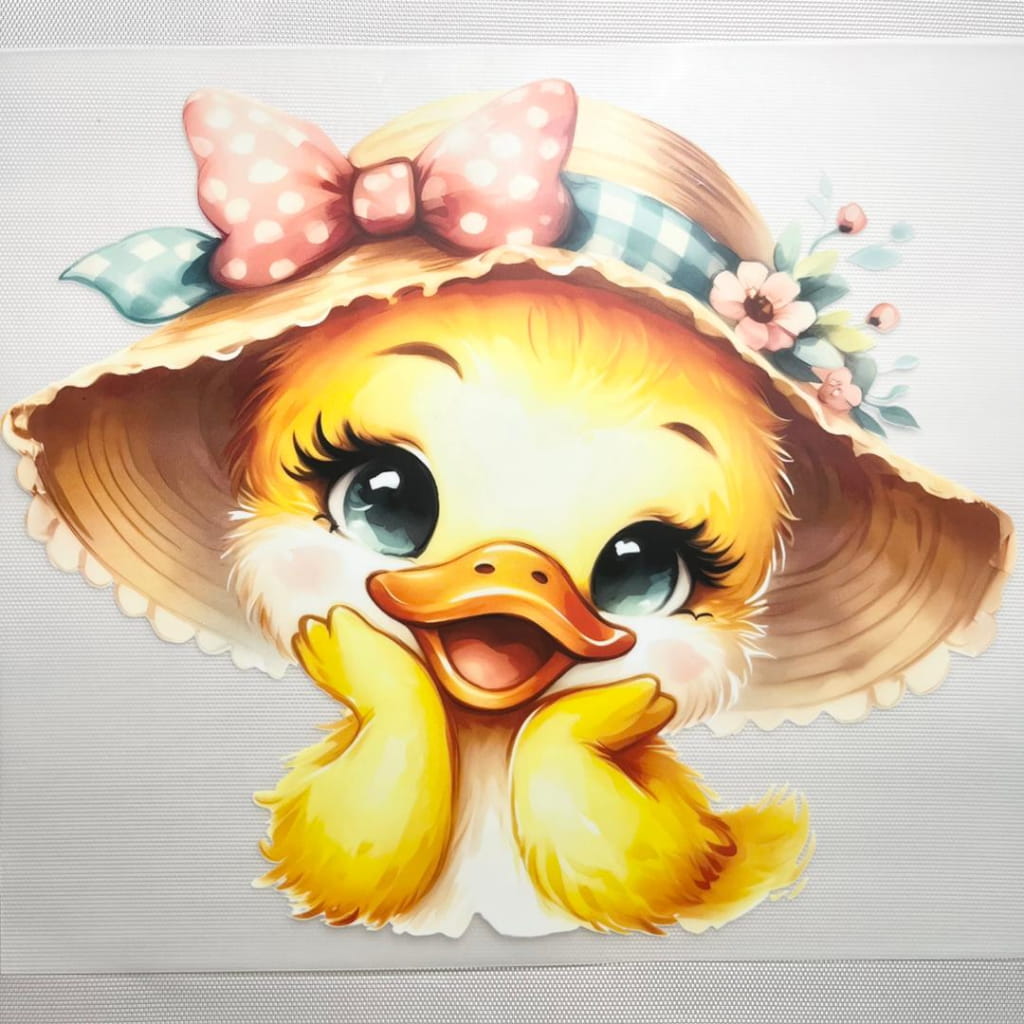 10inch Size DTF Heat Transfer ,Duck