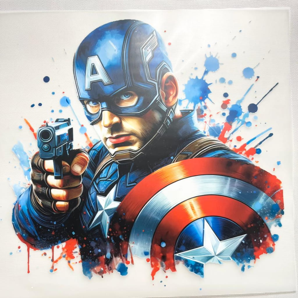10inch Size DTF Heat Transfer ,Cartoon ,Hero ,Deadpool