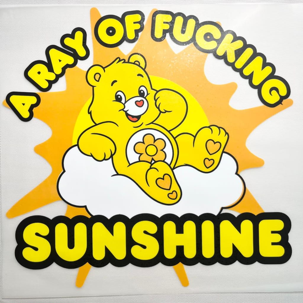 10inch Size DTF Heat Transfer ,Cartoon ,Care Bears
