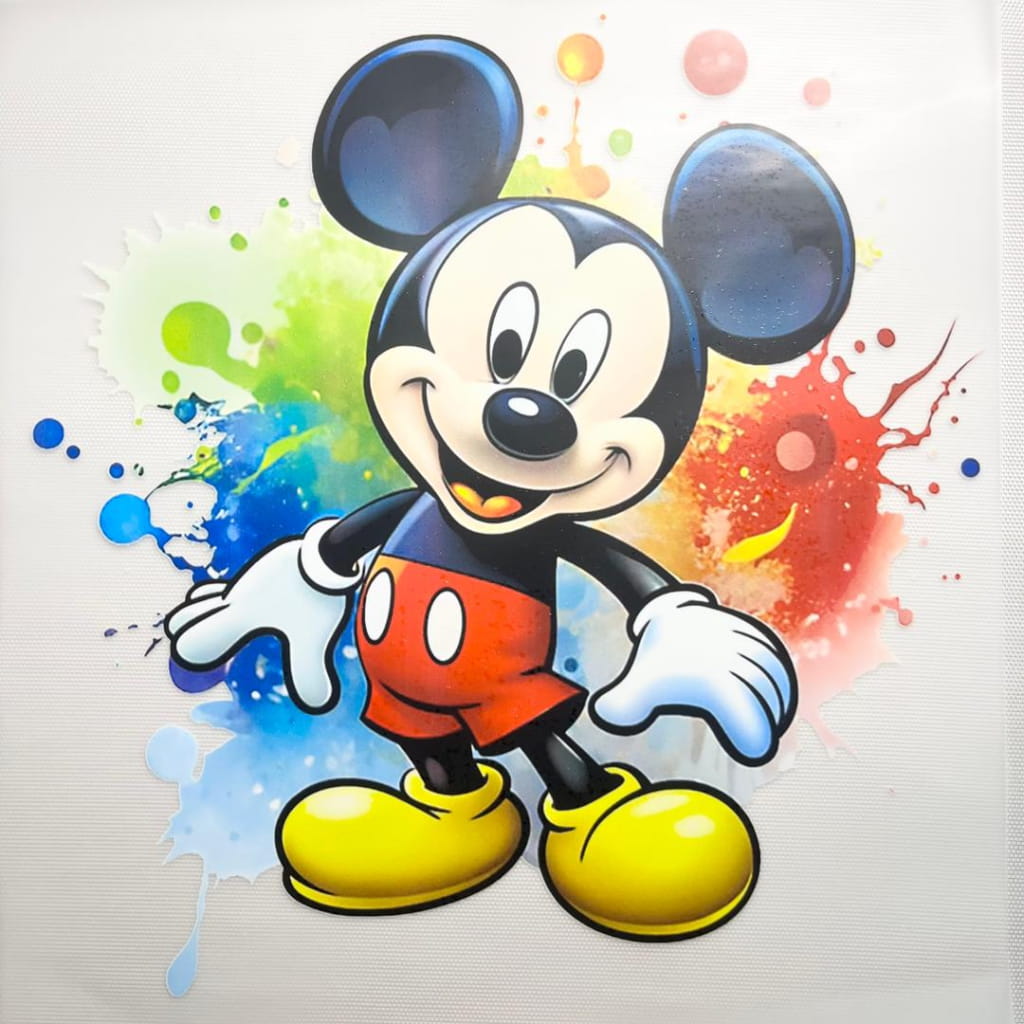 10inch Size DTF Heat Transfer ,Cartoon ,Micky