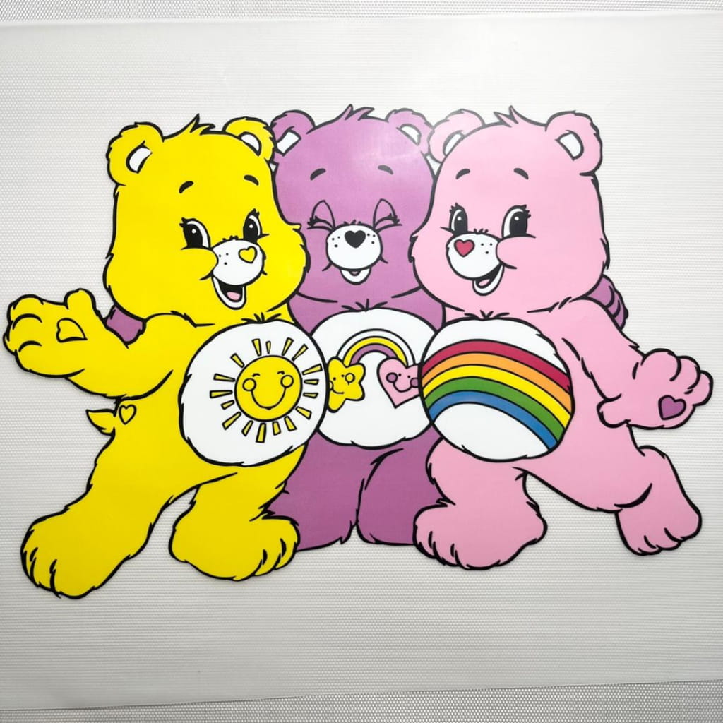 10inch Size DTF Heat Transfer ,Cartoon ,Care Bears