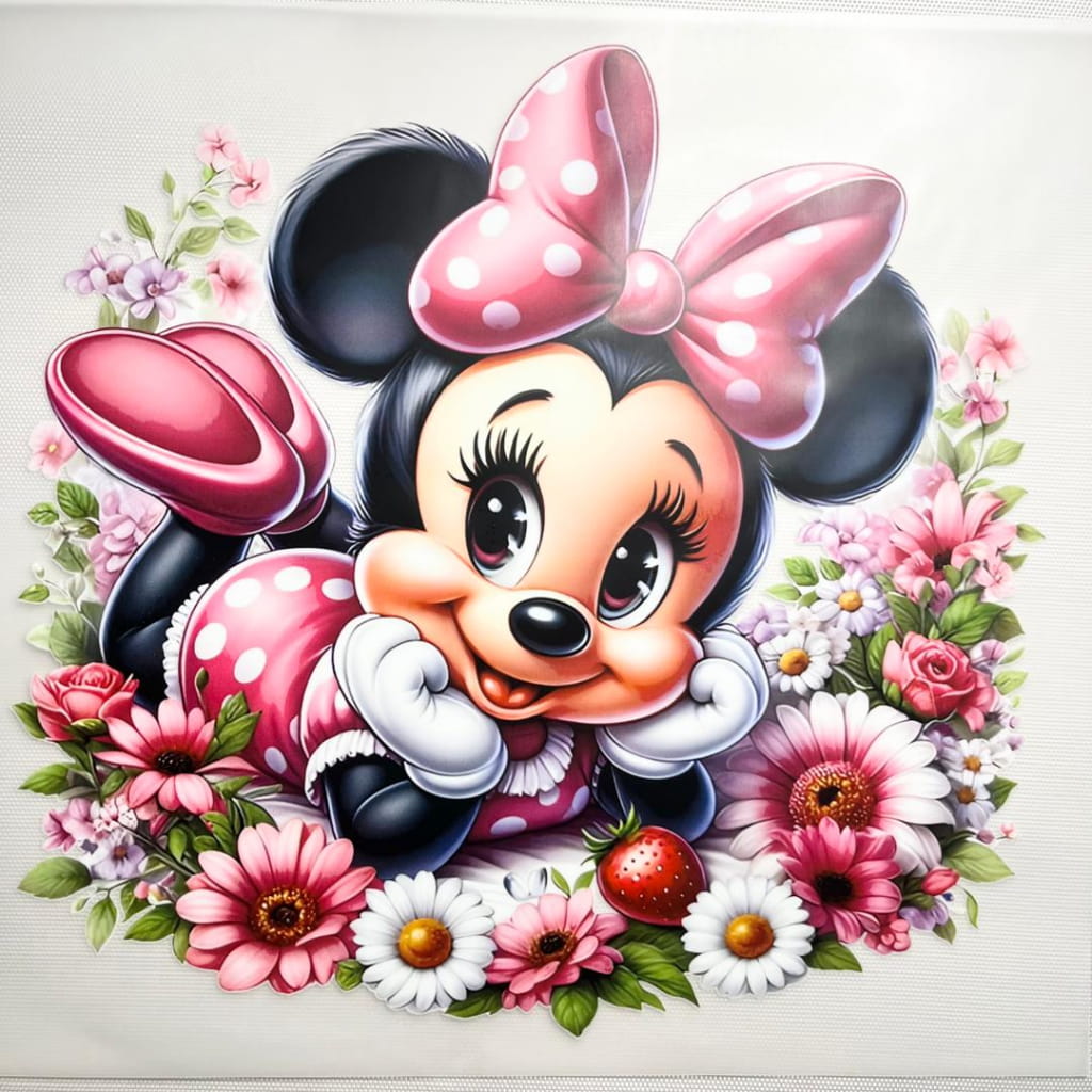 10inch Size DTF Heat Transfer ,Cartoon ,Minnie
