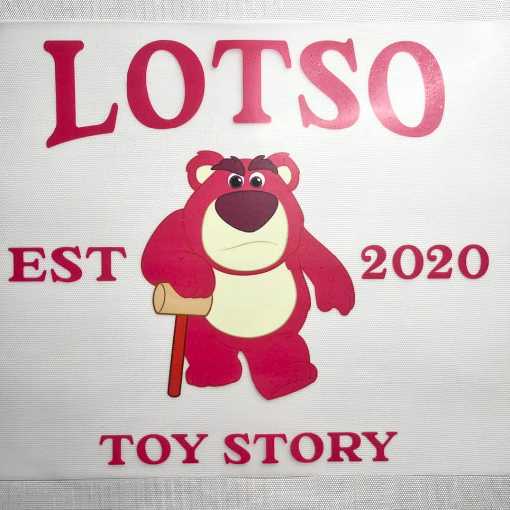 10inch Size DTF Heat Transfer ,Cartoon ,Toy Story ,Lotso