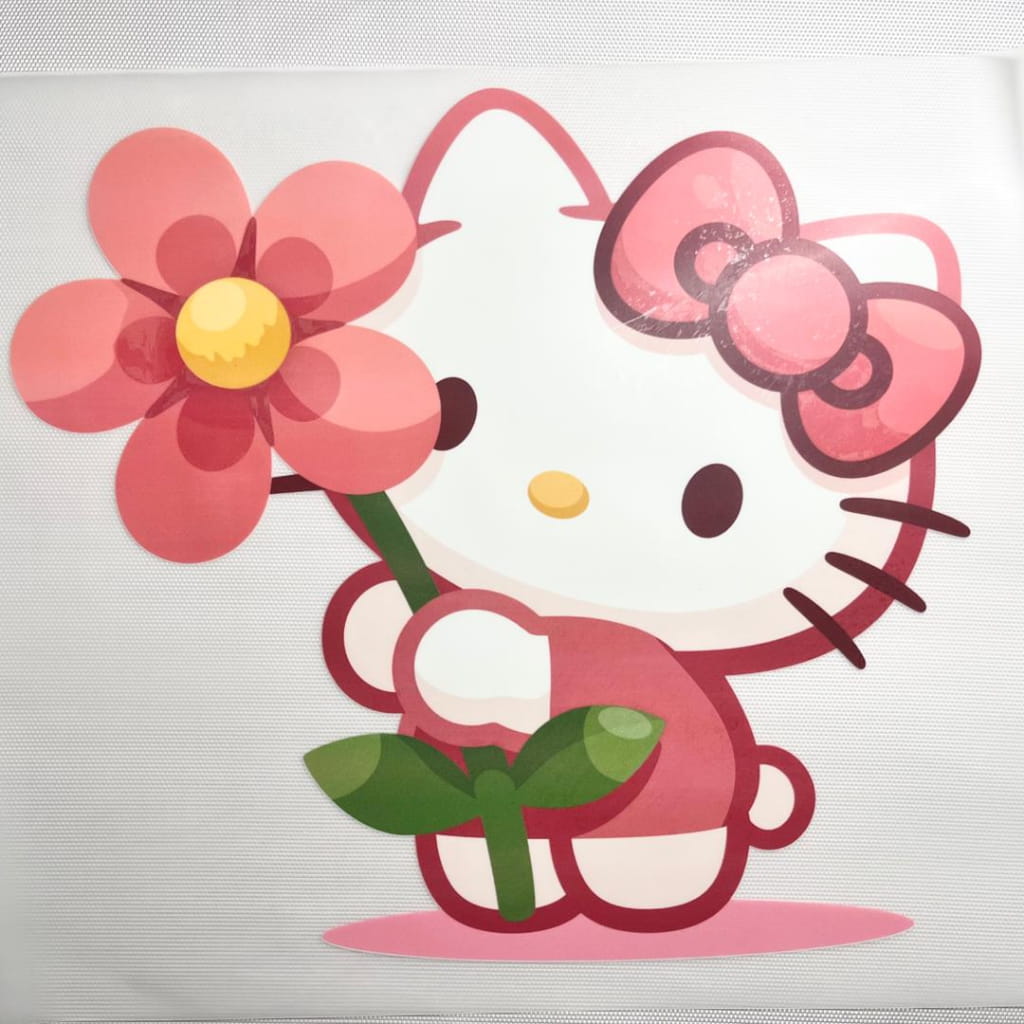 10inch Size DTF Heat Transfer ,Cartoon ,Hello Kiity