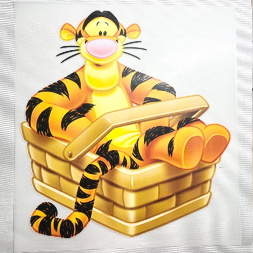 10inch Size DTF Heat Transfer ,Cartoon ,Tigger