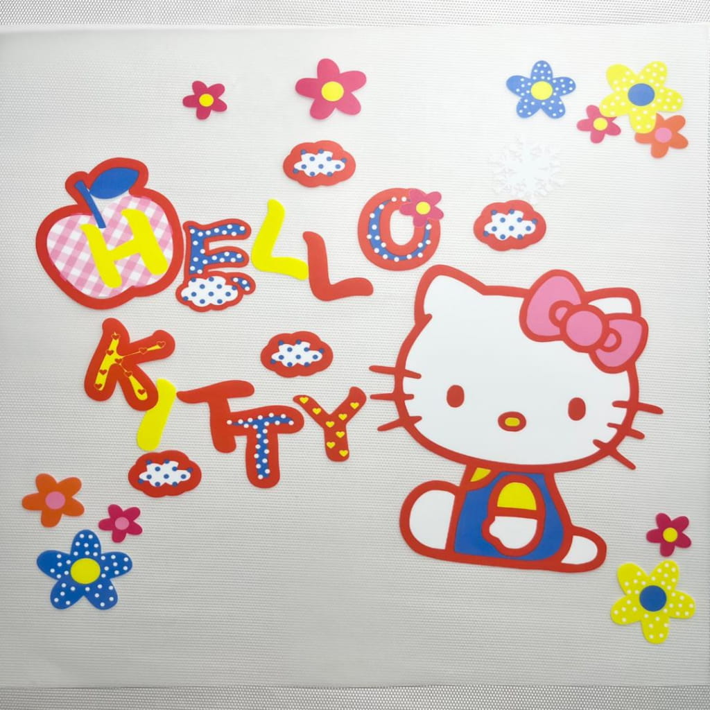 10inch Size DTF Heat Transfer ,Cartoon ,Hello Kiity