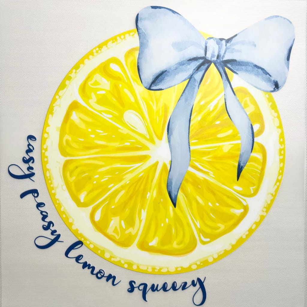 10inch Size DTF Heat Transfer,Lemon