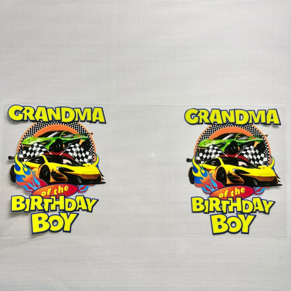 16oz UVDTF Cup Wraps, Cartoon ,Relative of the Birthday Boy ,Cousin & Uncle & Auntie & Sister & Mommy & Daddy & Brother & Grandma & Grandpa