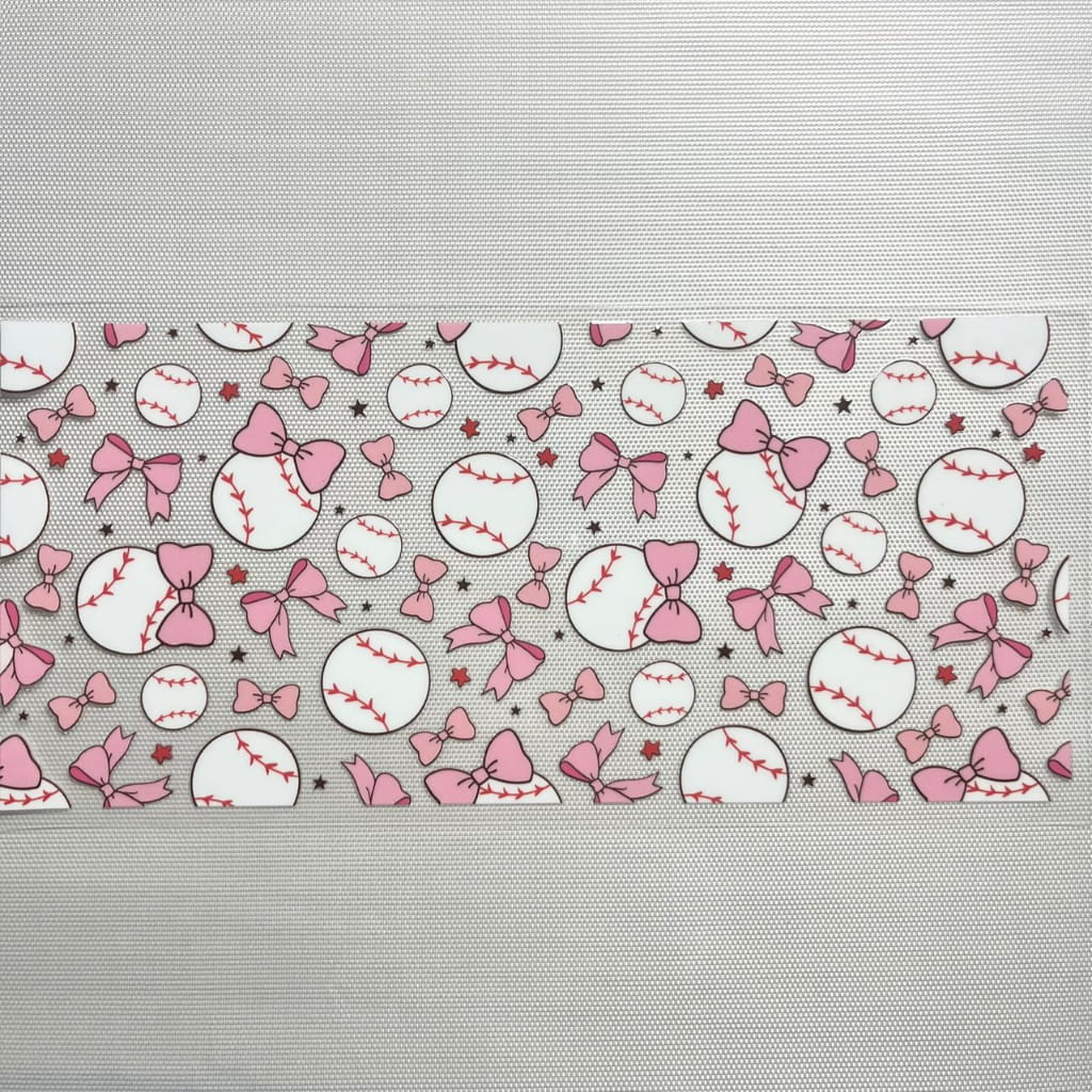 16oz UVDTF Cup Wraps, Baseball