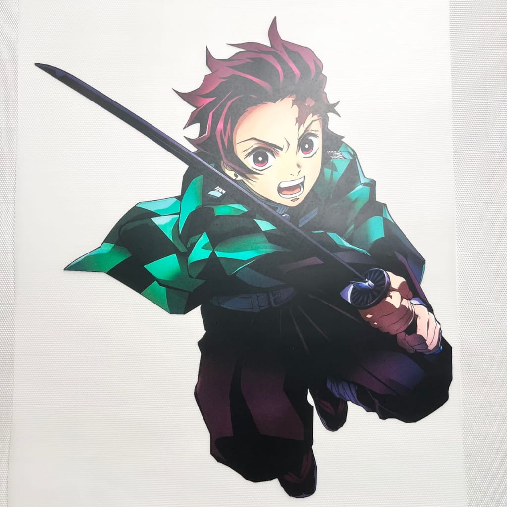 10inch Size DTF Heat Transfer, Cartoon ,Demon Slayer