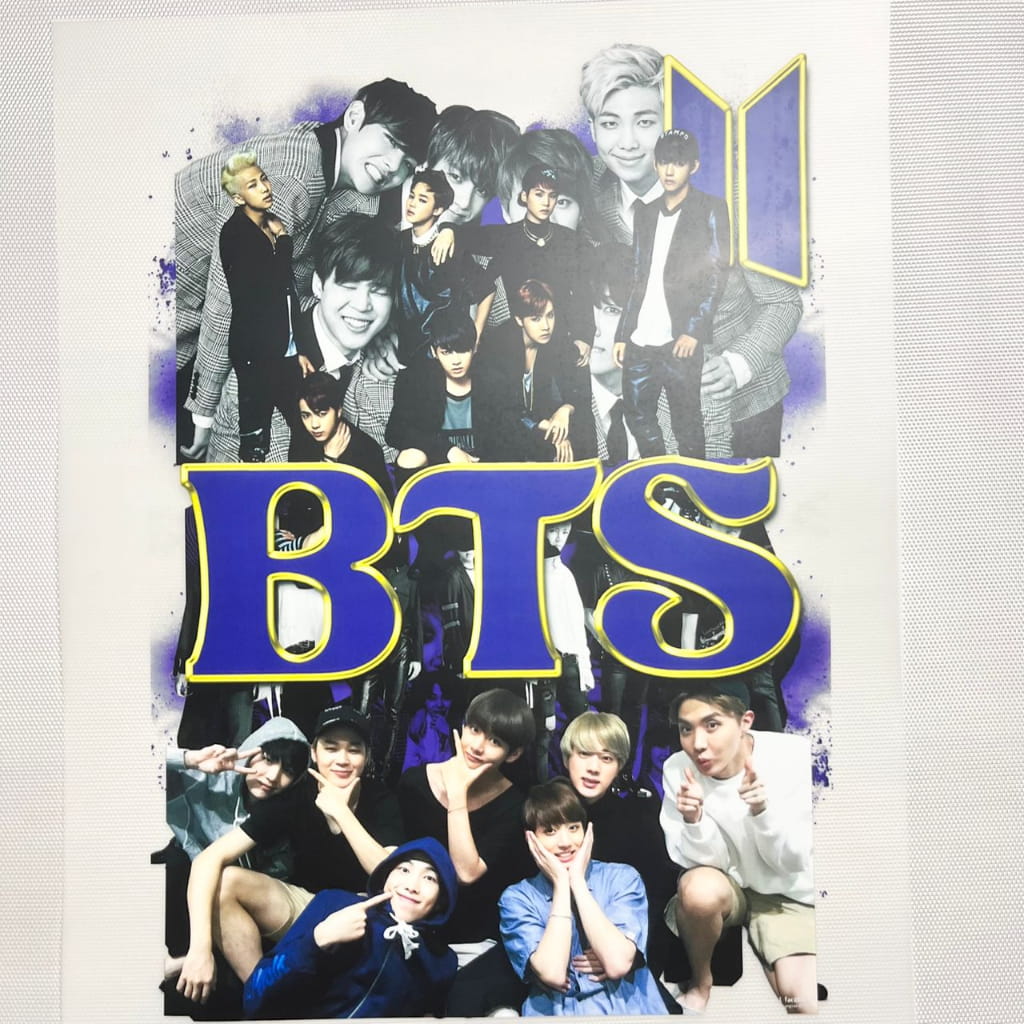 10inch Size DTF Heat Transfer,Singer & Celebrities BTS