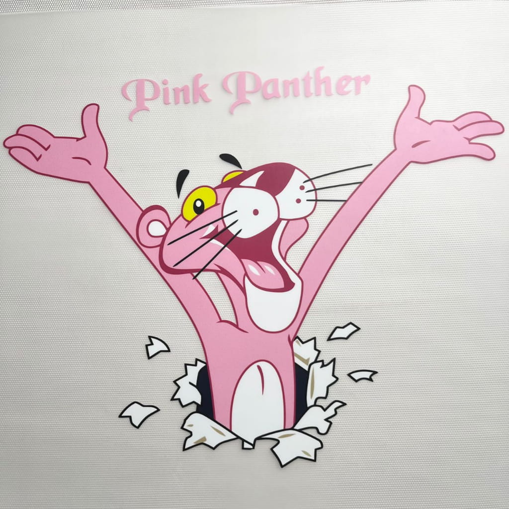 10inch Size DTF Heat Transfer,Cartoon ,The Pink Panther