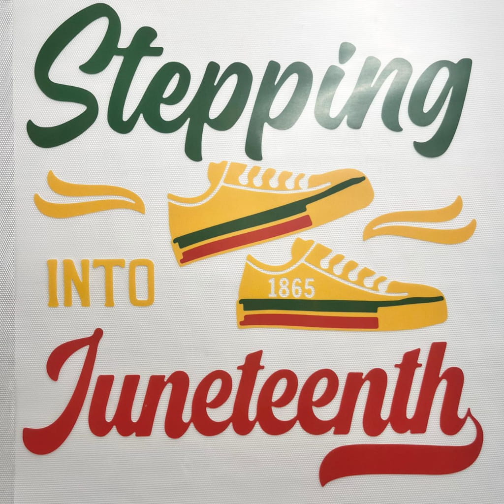 10inch Size DTF Heat Transfer,Juneteenth