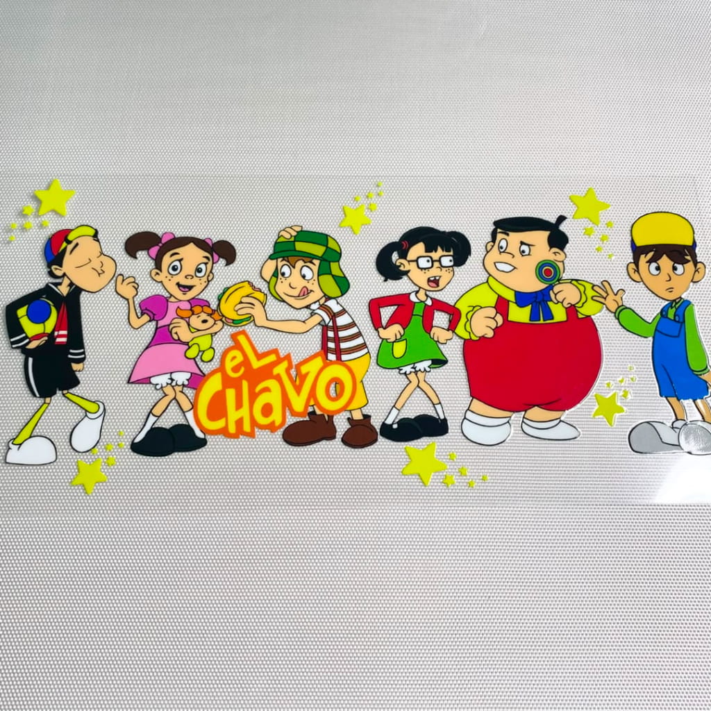 16oz UVDTF Cup Wraps,Cartoon ,El Chavo