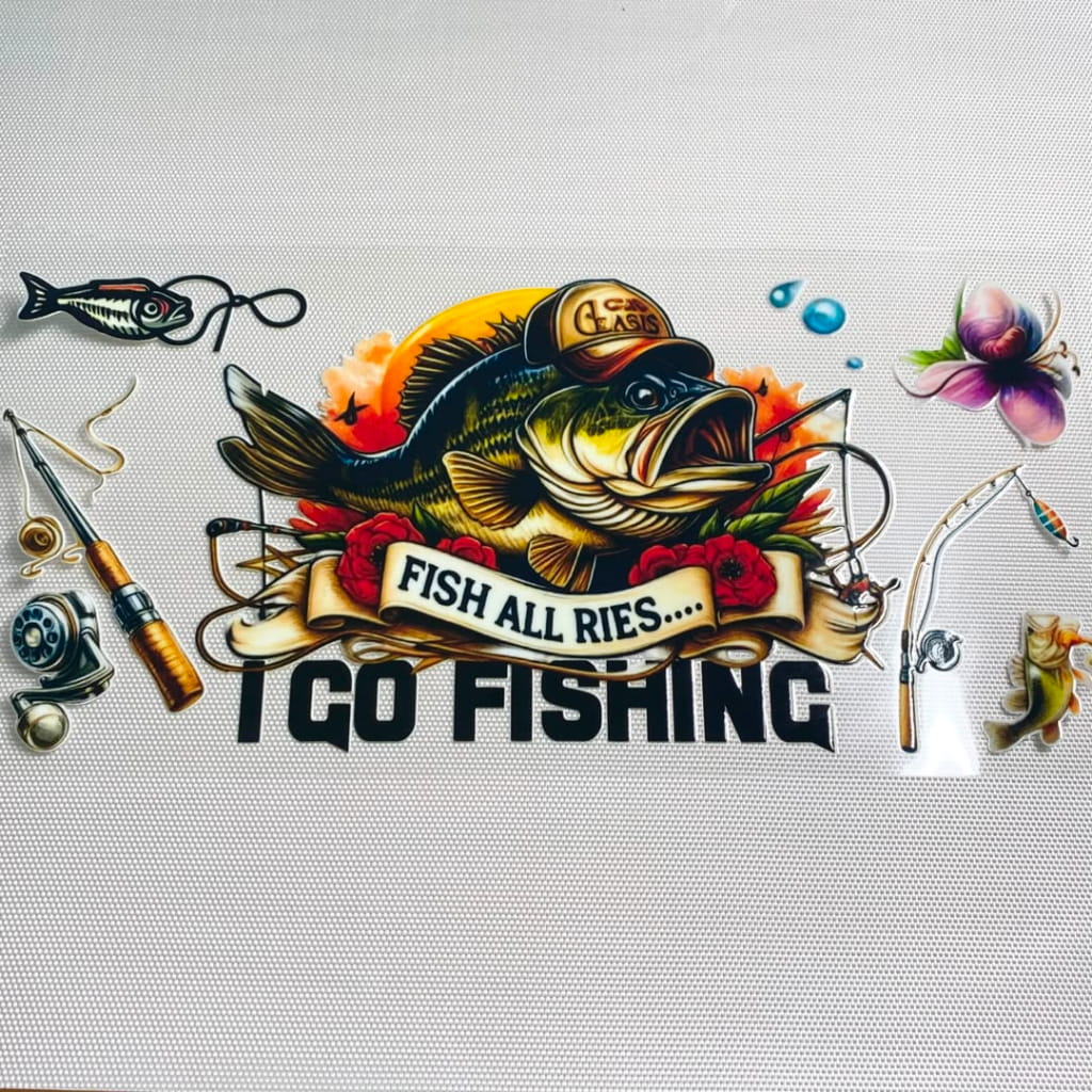 16oz UVDTF Cup Wraps,Fishing
