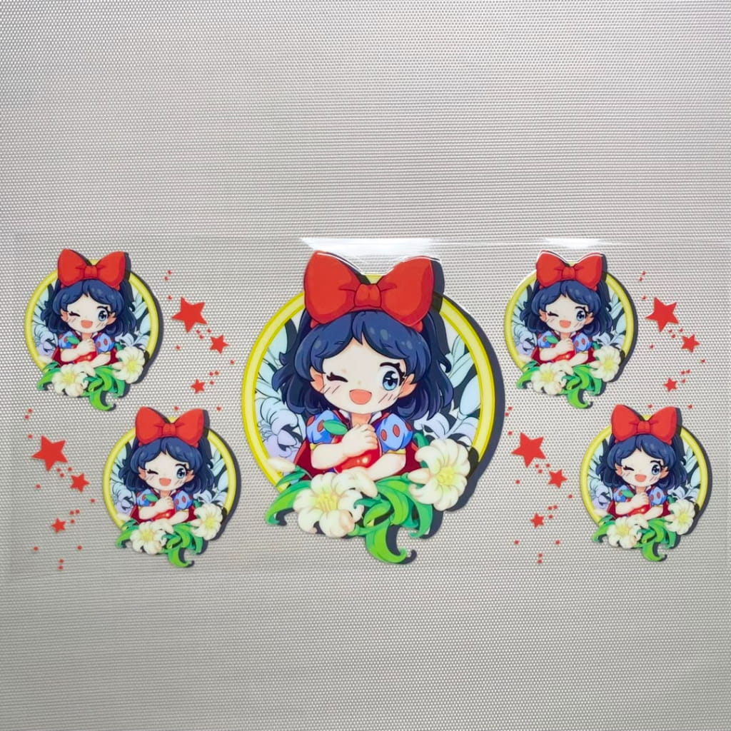 16oz UVDTF Cup Wraps,Cartoon , Princess Snow White Baby