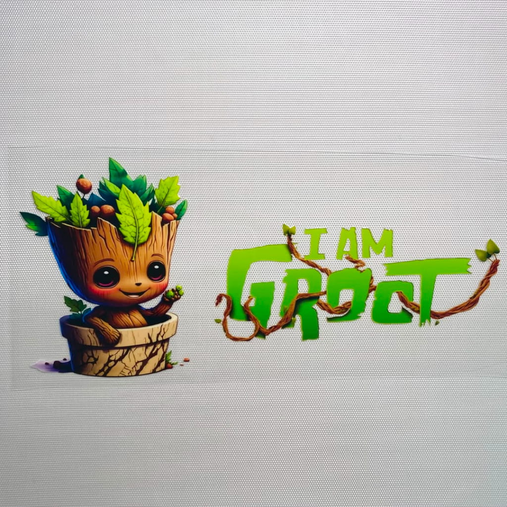 16oz UVDTF Cup Wraps, Cartoon , Baby Groot