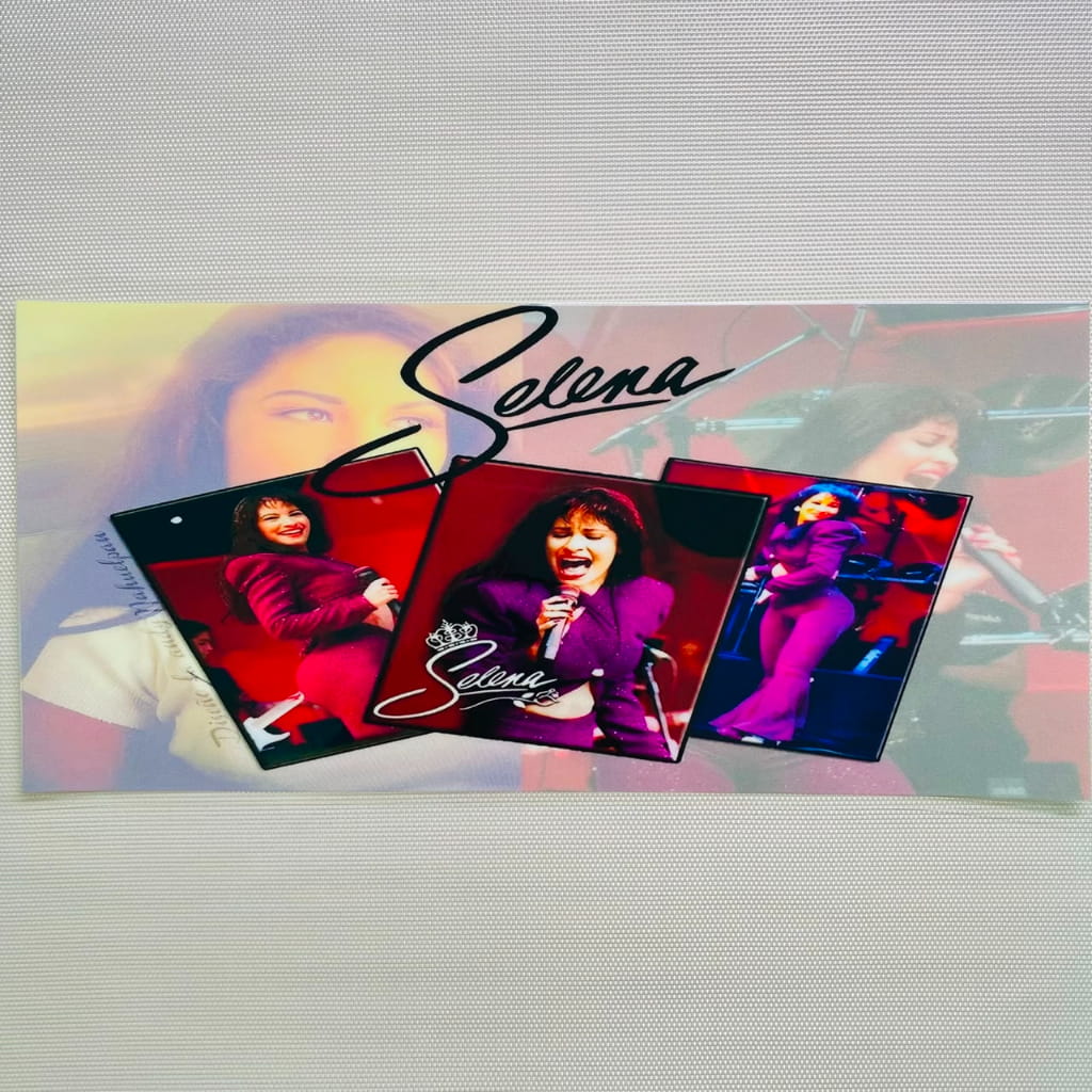 16oz UVDTF Cup Wraps, Celebrity & Singer , Selina