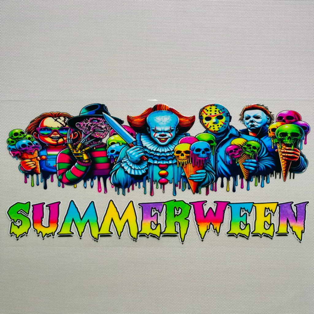 16oz UVDTF Cup Wraps, Halloween ,Summerween , Bad Boys