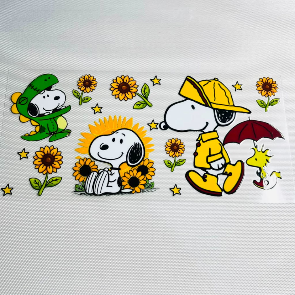 16oz UVDTF Cup Wraps,Cartoon ,Snoopy