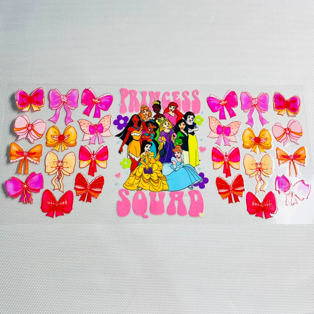 16oz UVDTF Cup Wraps,Cartoon Princess