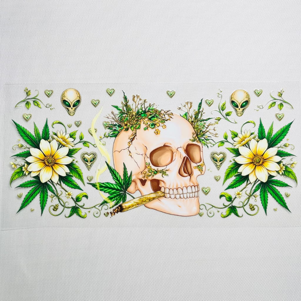 16oz UVDTF Cup Wraps,Tobacco, Smoking ,420 & Weed