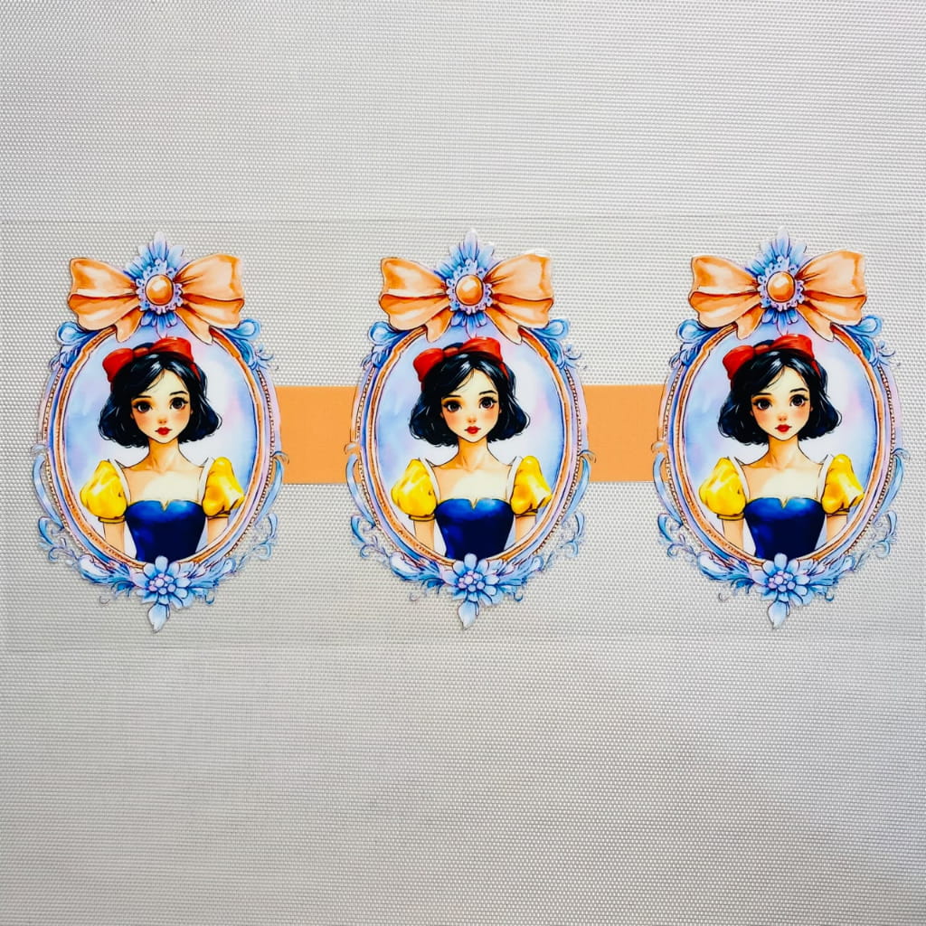 16oz UVDTF Cup Wraps,Cartoon , Princess ,Snow White
