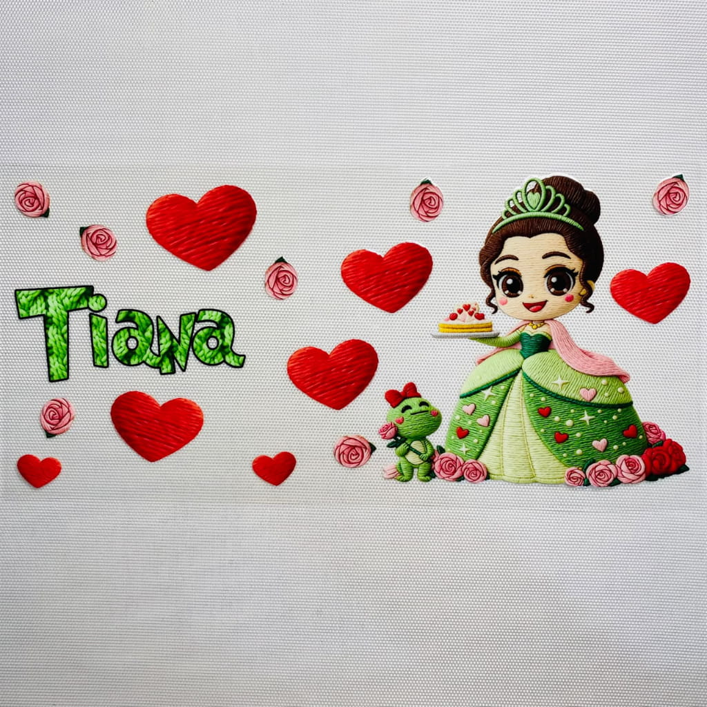 16oz UVDTF Cup Wraps ,Cartoon , Princess ,Tiana