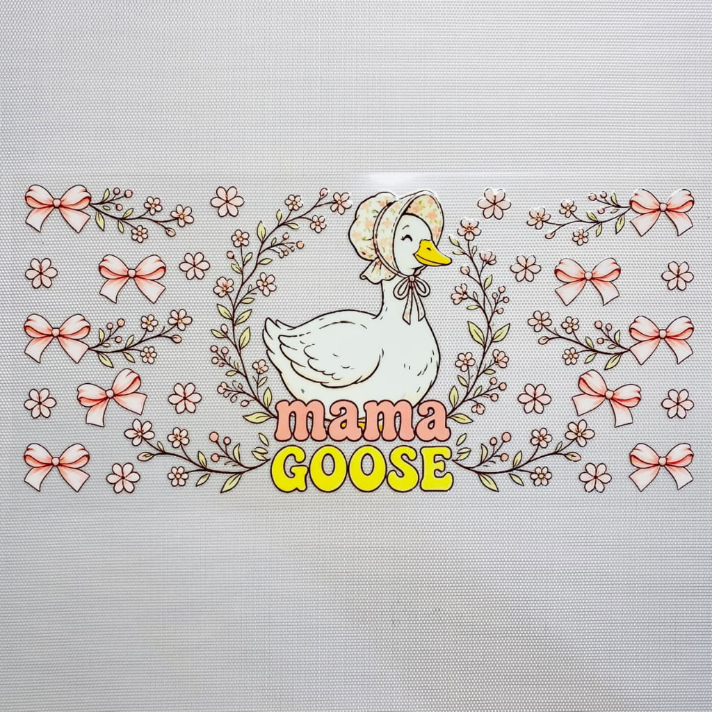 16oz UVDTF Cup Wraps, Goose Mama & Mom