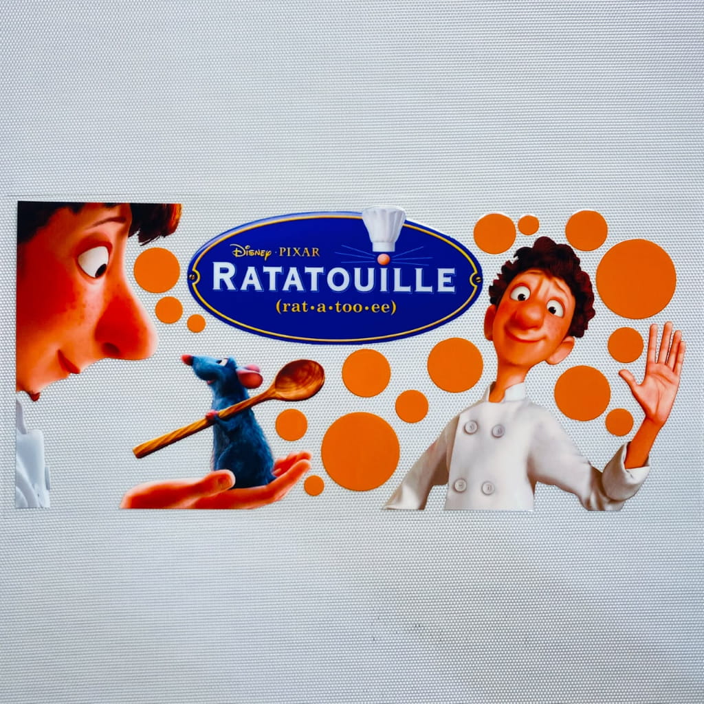 16oz UVDTF Cup Wraps, Cartoon , Ratatouille