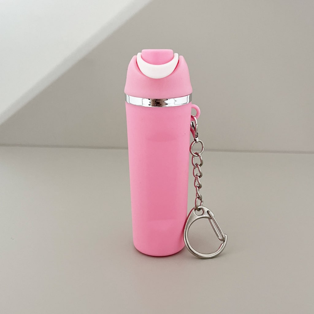 Solid Color Mini Stainly Tumbler Cup keychains