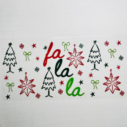 16oz UVDTF Cup Wraps, Christmas