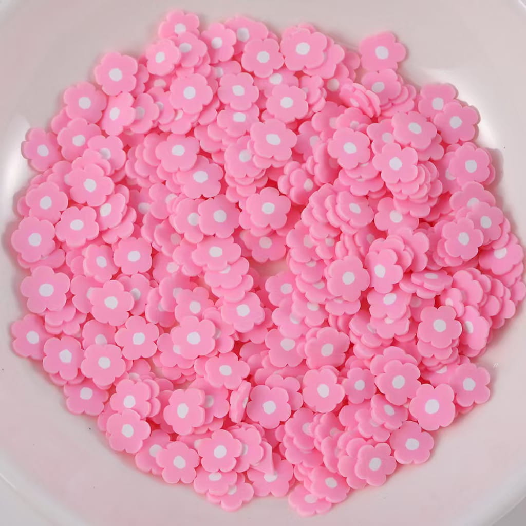 Flower Clay Beads